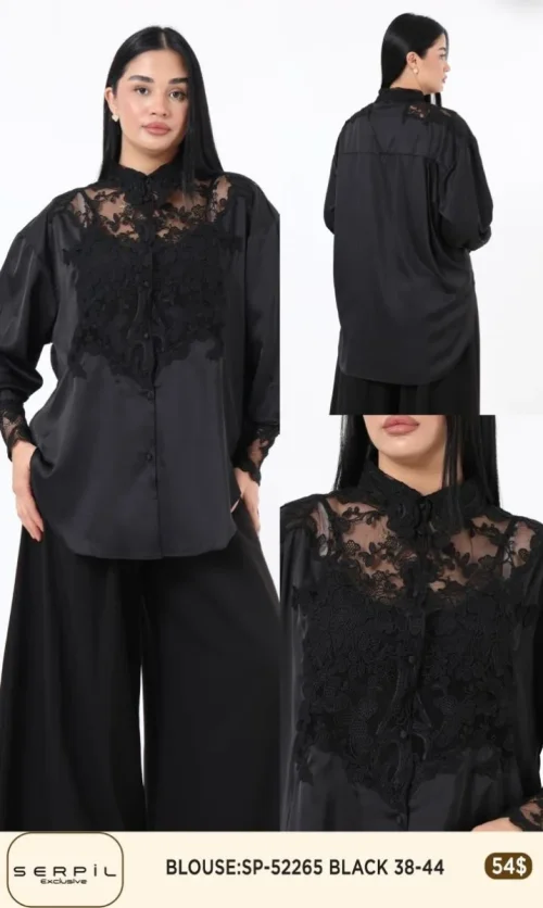 Блузка SI DESIGN (Black, модель SP52265) оптом