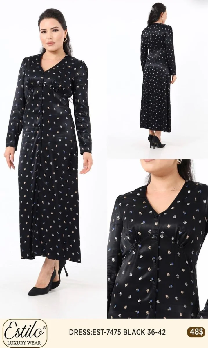 Платье SI DESIGN (Black, модель 7475) оптом
