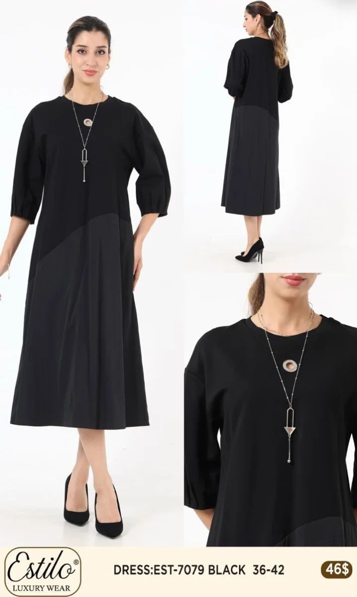 Платье SI DESIGN (Black, модель 7079) оптом
