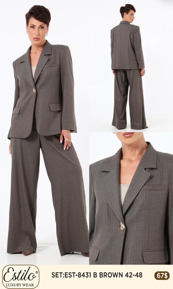 Костюмы и комплекты SI DESIGN (Brown, модель 8431) оптом