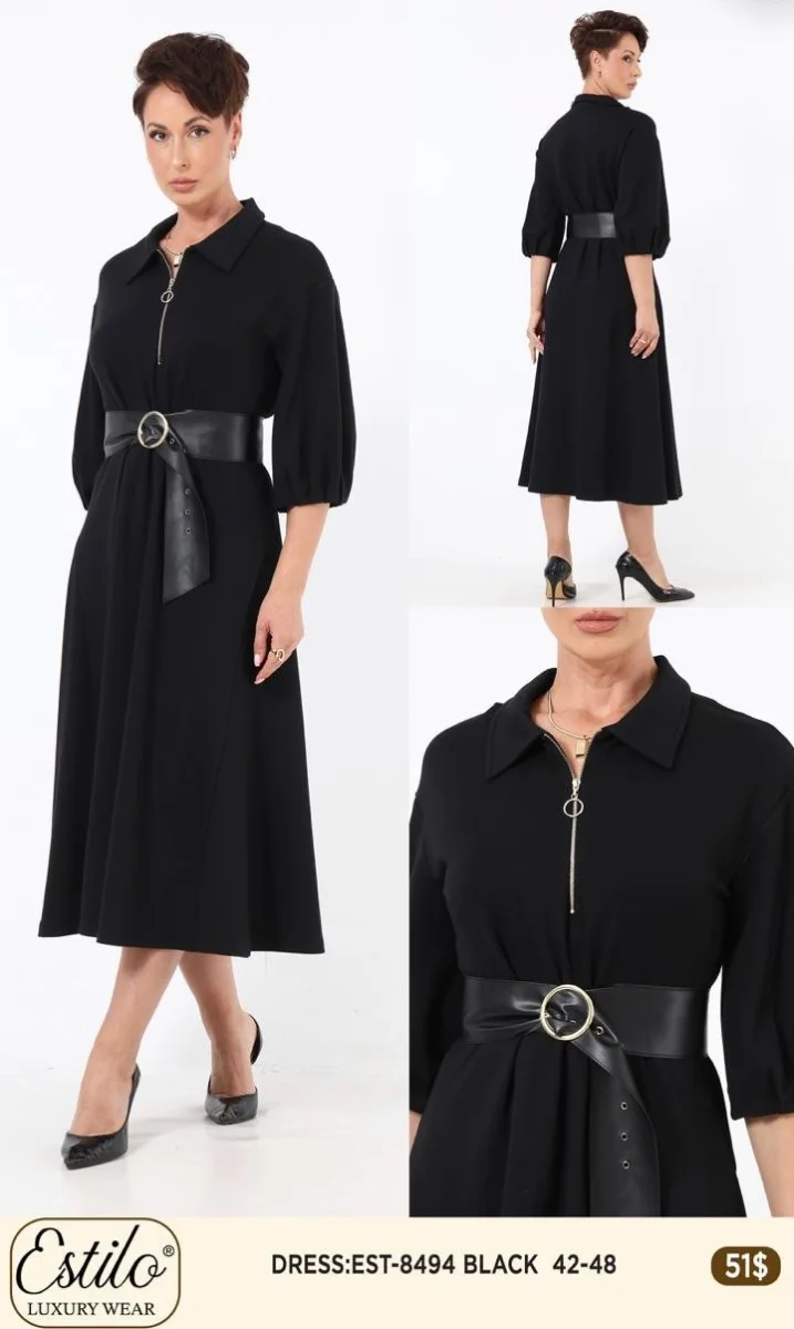 Платье SI DESIGN (Black, модель 8494) оптом