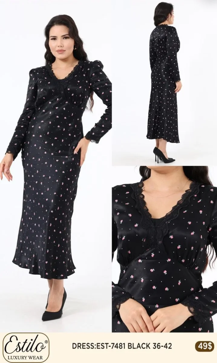 Платье SI DESIGN (Black, модель 7481) оптом