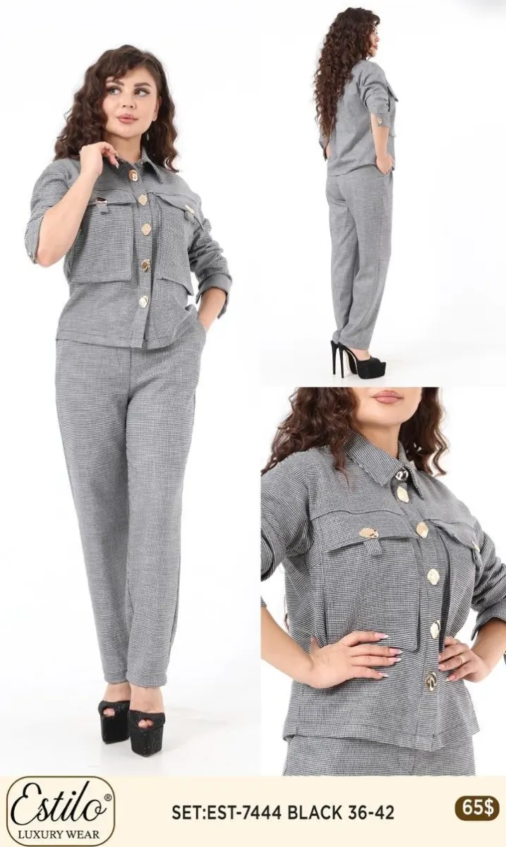 Костюмы и комплекты SI DESIGN (Black, модель 7444) оптом