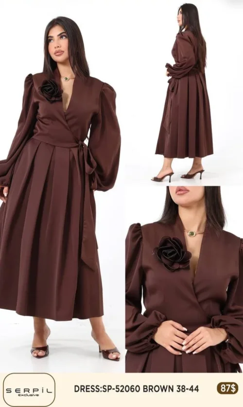 Платье SI DESIGN (Brown, модель SP52060) оптом