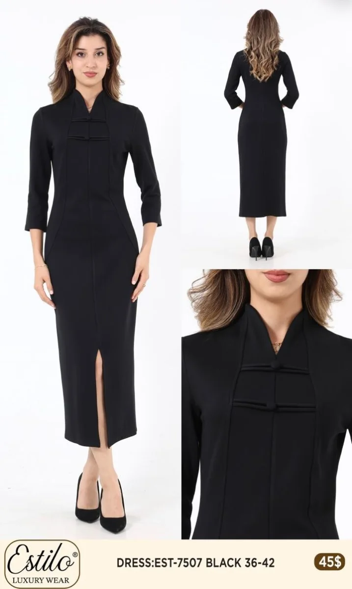 Платье SI DESIGN (Black, модель 7507) оптом