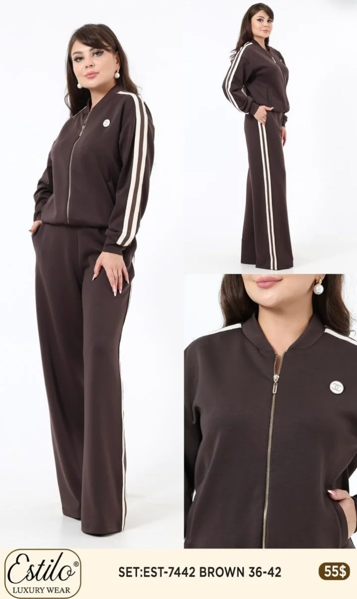 Костюмы и комплекты SI DESIGN (Brown, модель 7442) оптом
