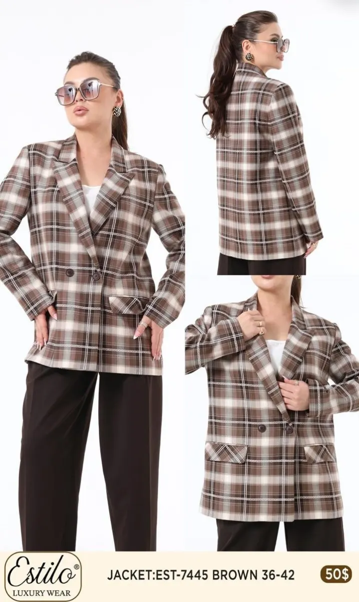 Жакет SI DESIGN (Brown, модель 7445) оптом