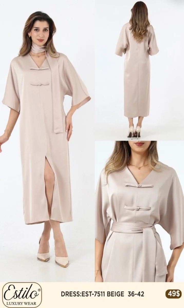 Платье SI DESIGN (Beige, модель 7511) оптом