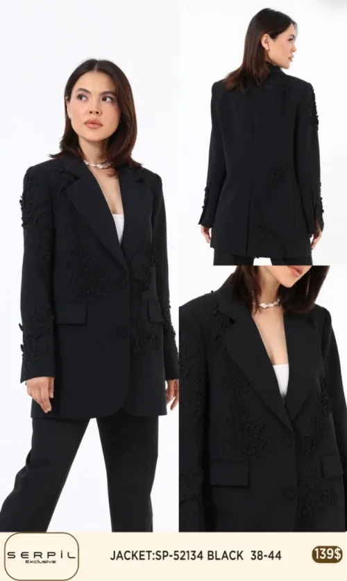 Жакет SI DESIGN (Black, модель SP52134) оптом