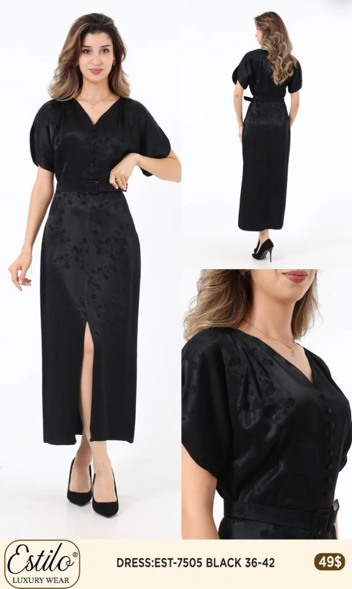Платье SI DESIGN (Black, модель 7505) оптом
