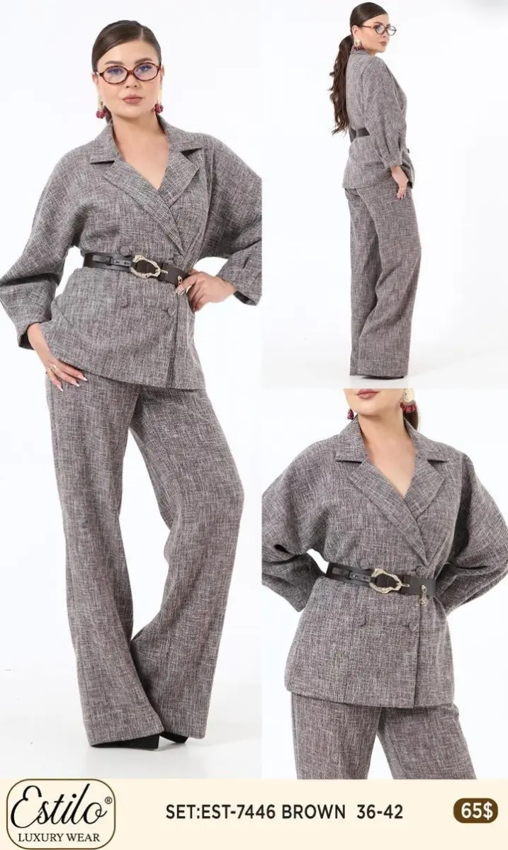 Костюмы и комплекты SI DESIGN (Brown, модель 7446) оптом