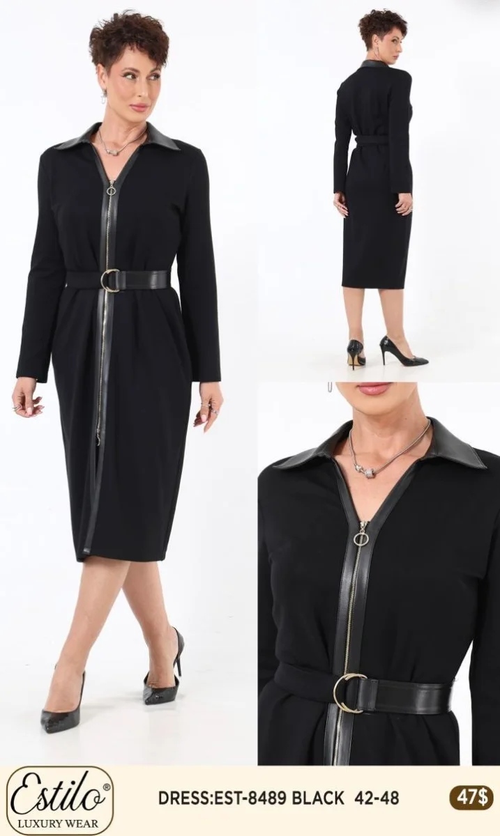 Платье SI DESIGN (Black, модель 8489) оптом