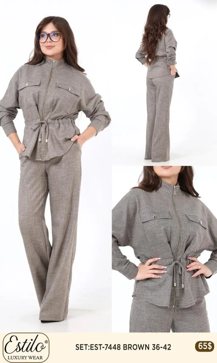 Костюмы и комплекты SI DESIGN (Brown, модель 7448) оптом