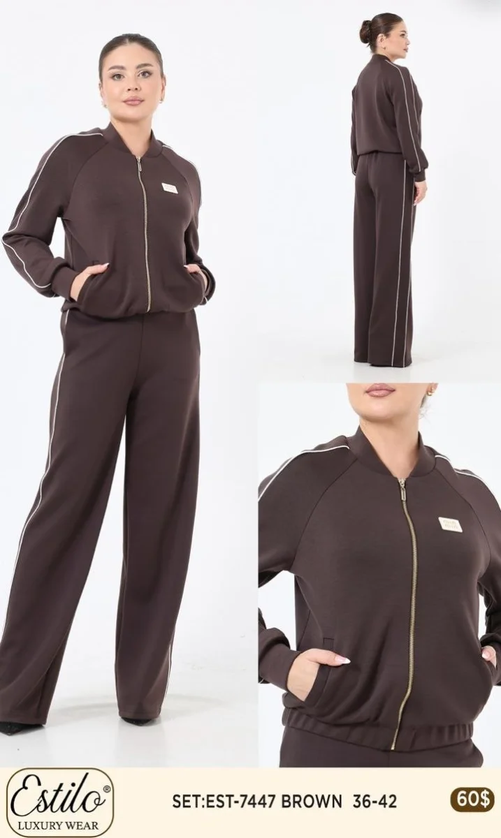 Костюмы и комплекты SI DESIGN (Brown, модель 7447) оптом
