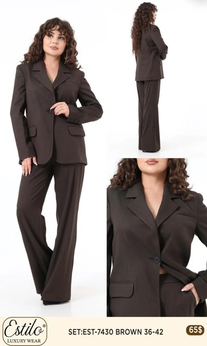 Костюмы и комплекты SI DESIGN (Brown, модель 7430) оптом