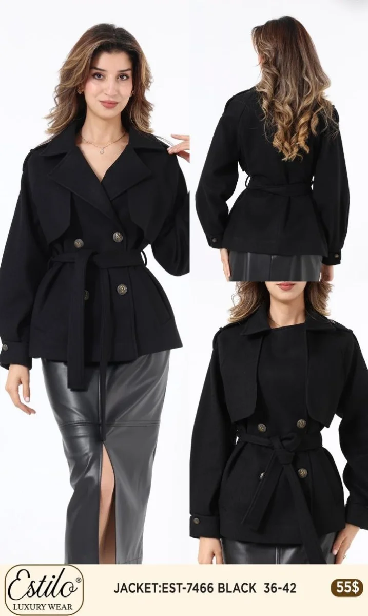 Жакет SI DESIGN (Black, модель 7466) оптом