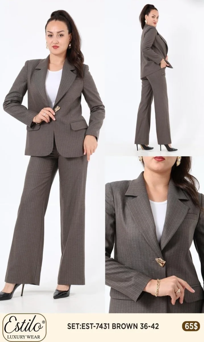 Костюмы и комплекты SI DESIGN (Brown, модель 7431) оптом