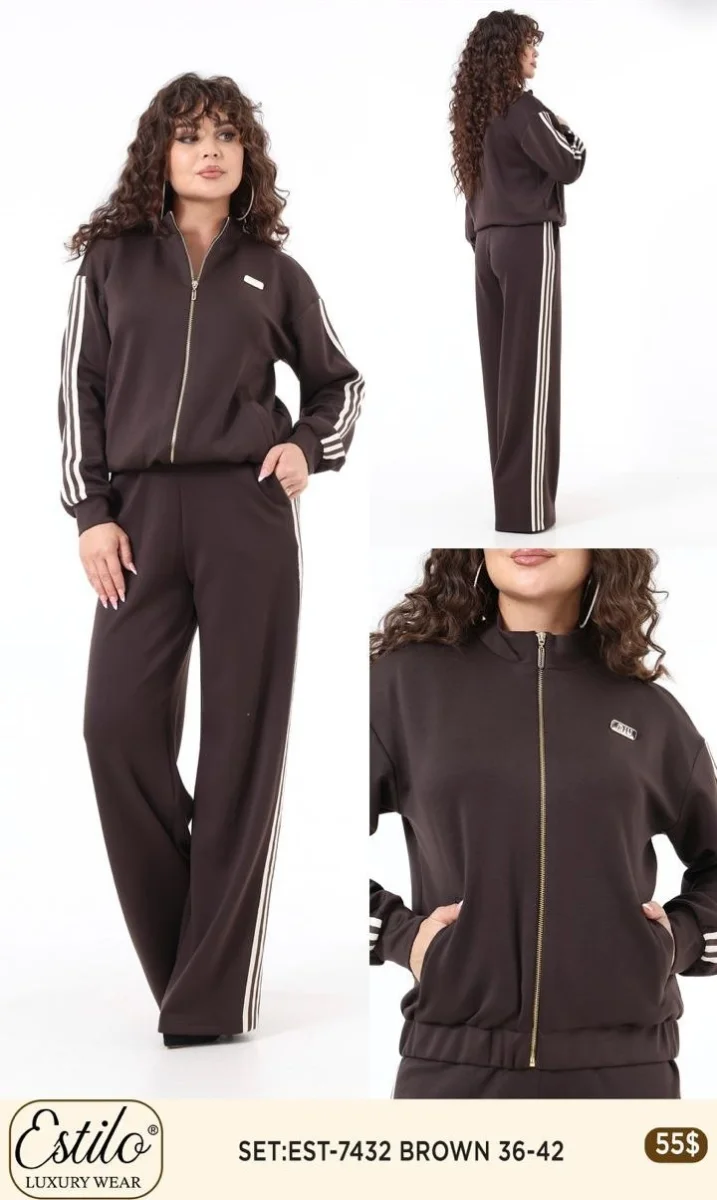 Костюмы и комплекты SI DESIGN (Brown, модель 7432) оптом