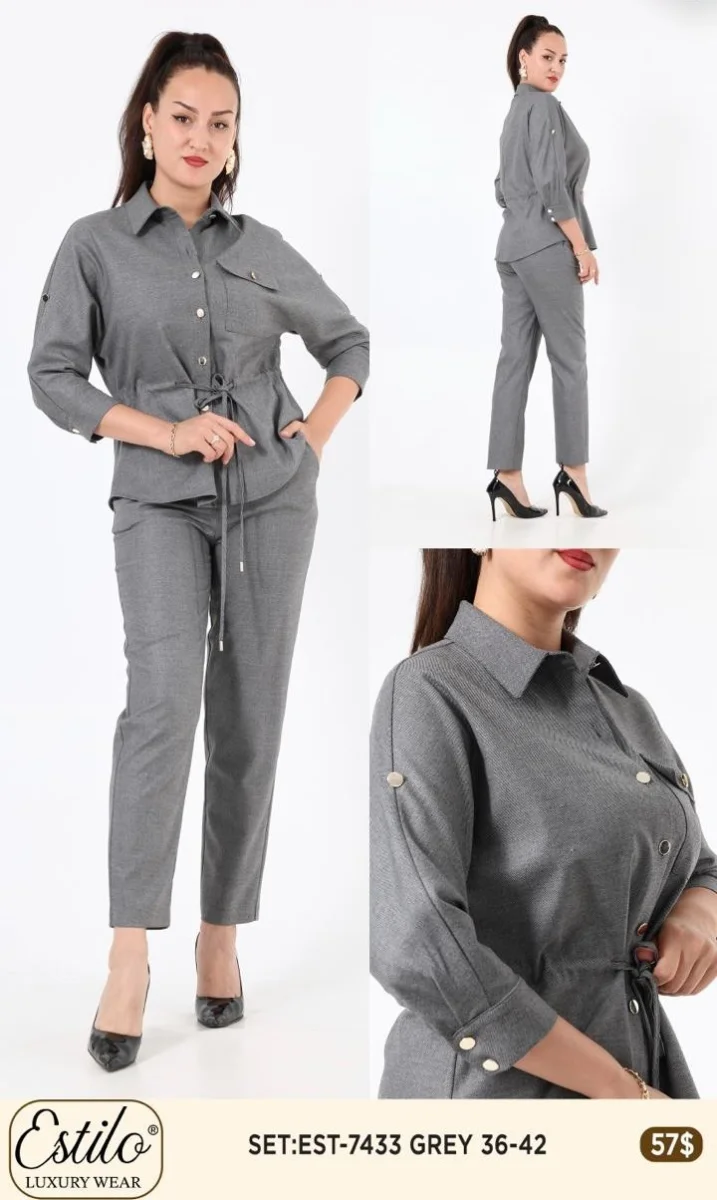 Костюмы и комплекты SI DESIGN (Gray, модель 7433) оптом