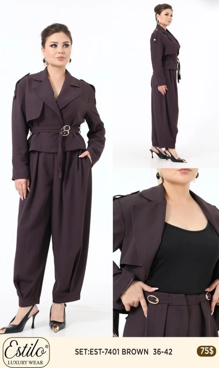 Костюмы и комплекты SI DESIGN (Brown, модель 7401) оптом