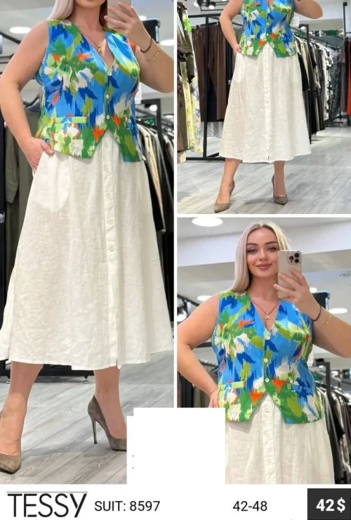 Костюм TESSY (Синий, модель 8597) оптом