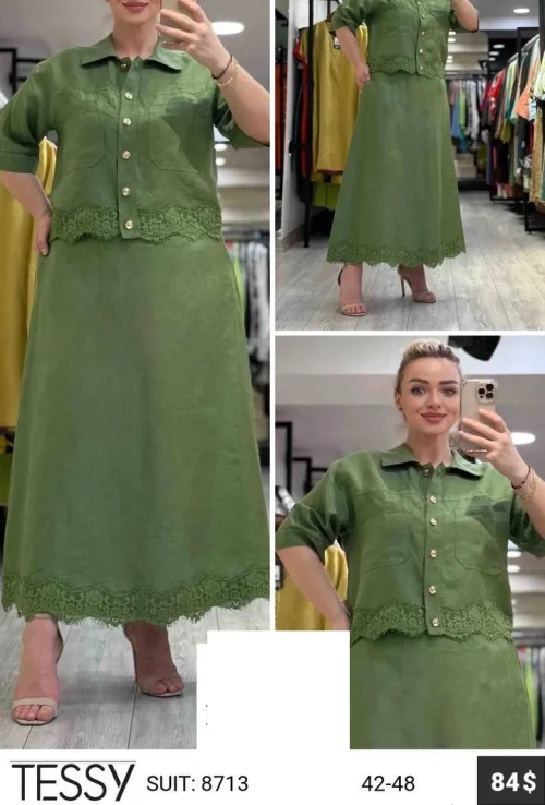 Костюм TESSY (Зеленый, модель 8713) оптом