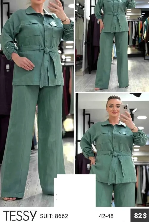 Костюм TESSY (Изумрудный, модель 8662) оптом