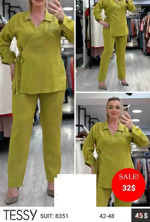 Костюм TESSY (Оливковый, модель 8351) оптом