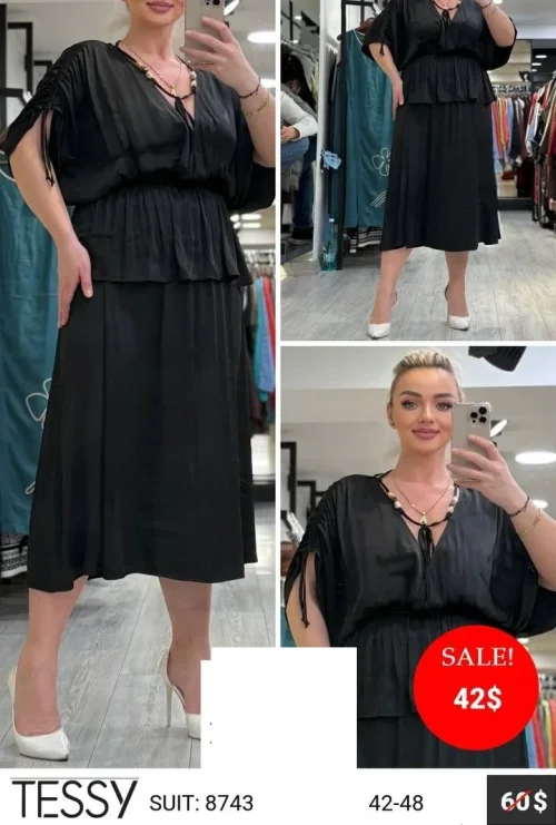 Костюм TESSY (Черный, модель 8743) оптом