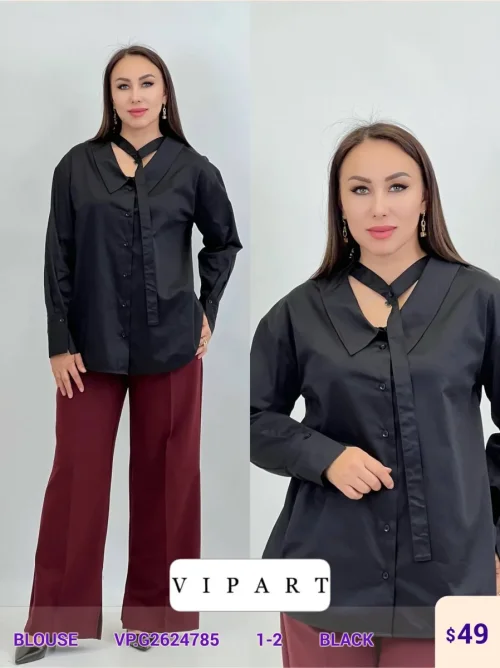 Блузка VIPART (Black, модель VP.G2624785) оптом