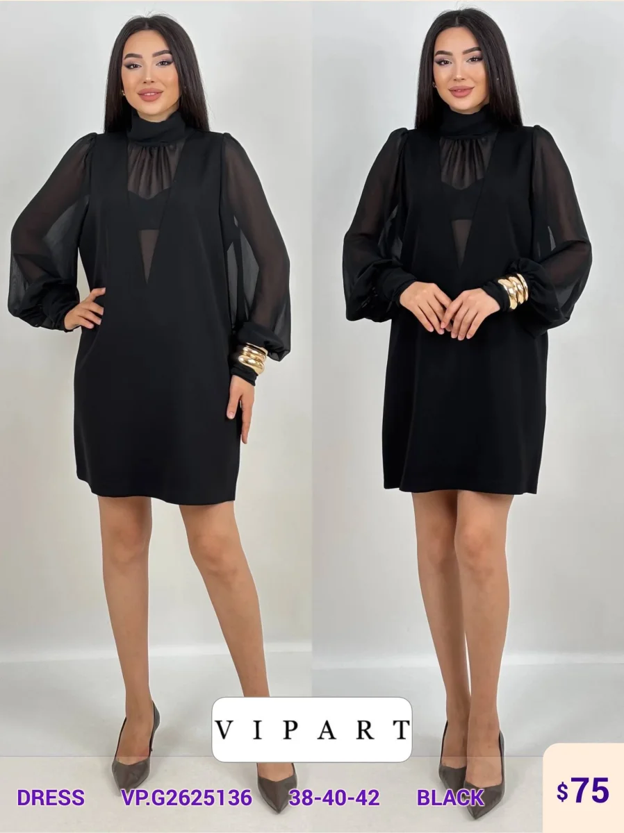 Платье VIPART (Black, модель VP.G2625136) оптом