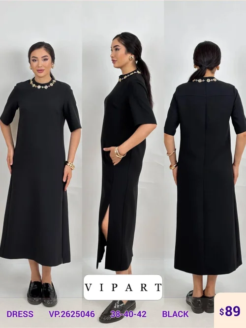 Платье VIPART (Black, модель VP.2625046) оптом