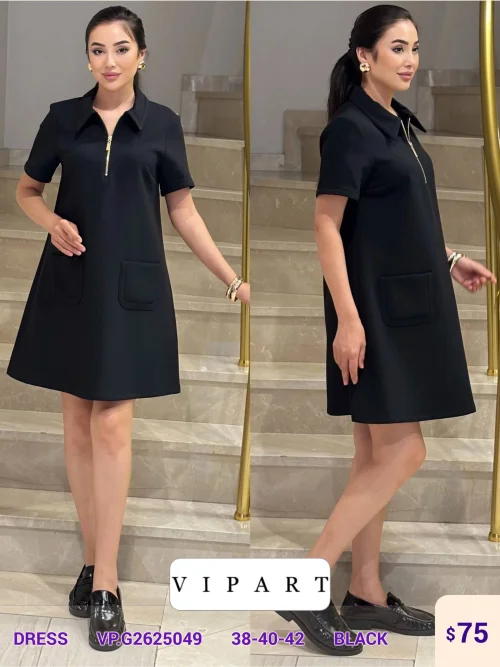 Платье VIPART (Black, модель VP.G2625049) оптом
