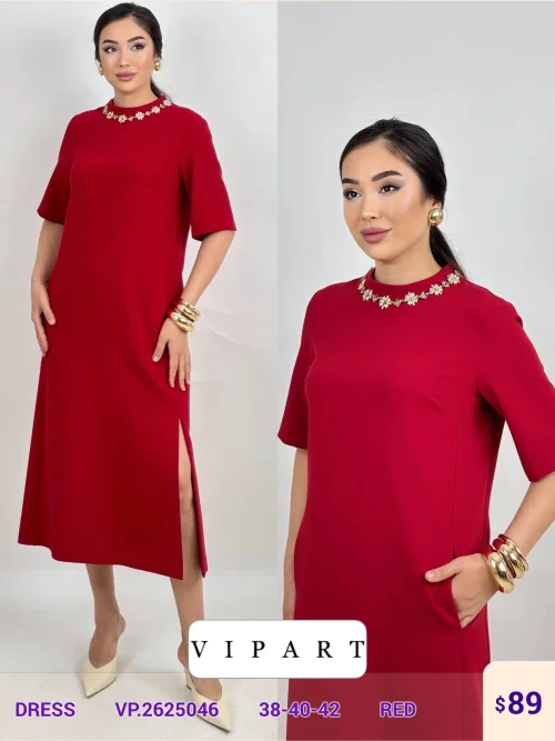 Платье VIPART (Red, модель VP.2625046) оптом