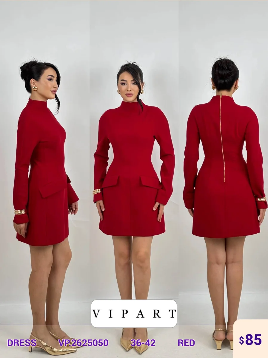 Платье VIPART (Red, модель VP.2625050) оптом
