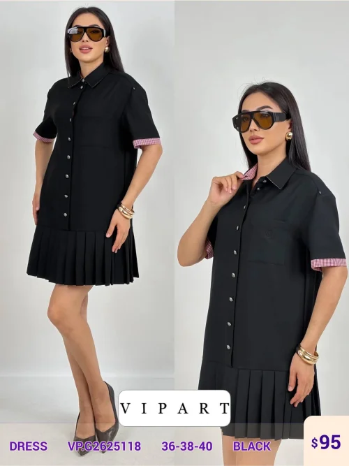 Платье VIPART (Black, модель VP.G2625118) оптом