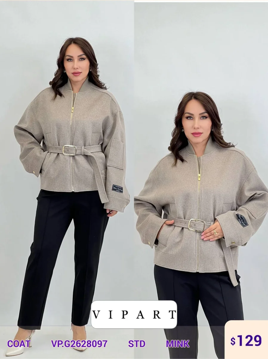 Пальто VIPART (Beige, модель VP.G2628097) оптом