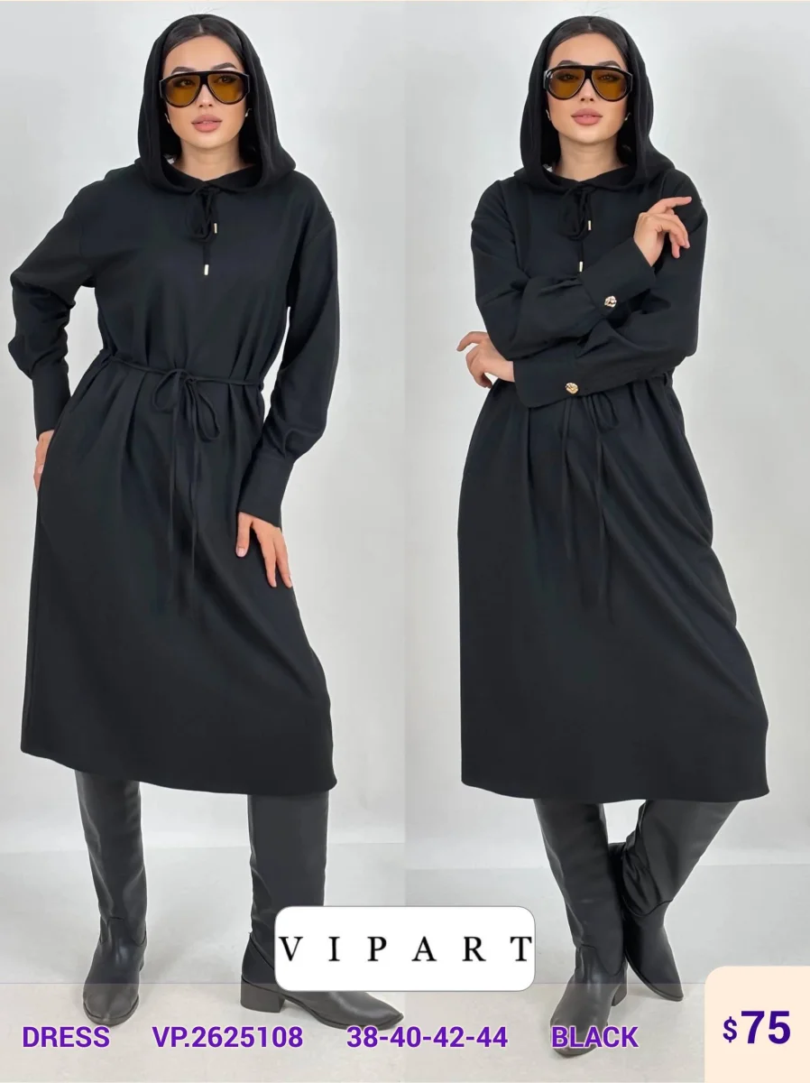 Платье VIPART (Black, модель VP.2625108) оптом