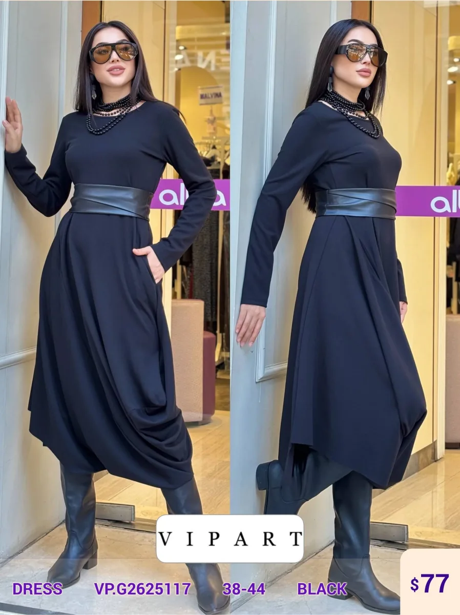 Платье VIPART (Black, модель VP.G2625117) оптом