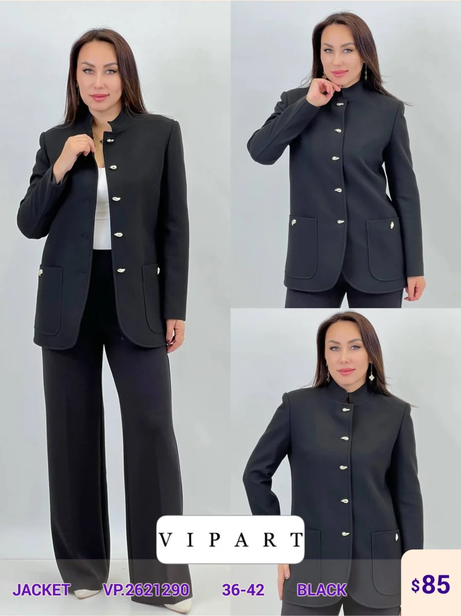 Жакет VIPART (Black, модель VP.2621290) оптом