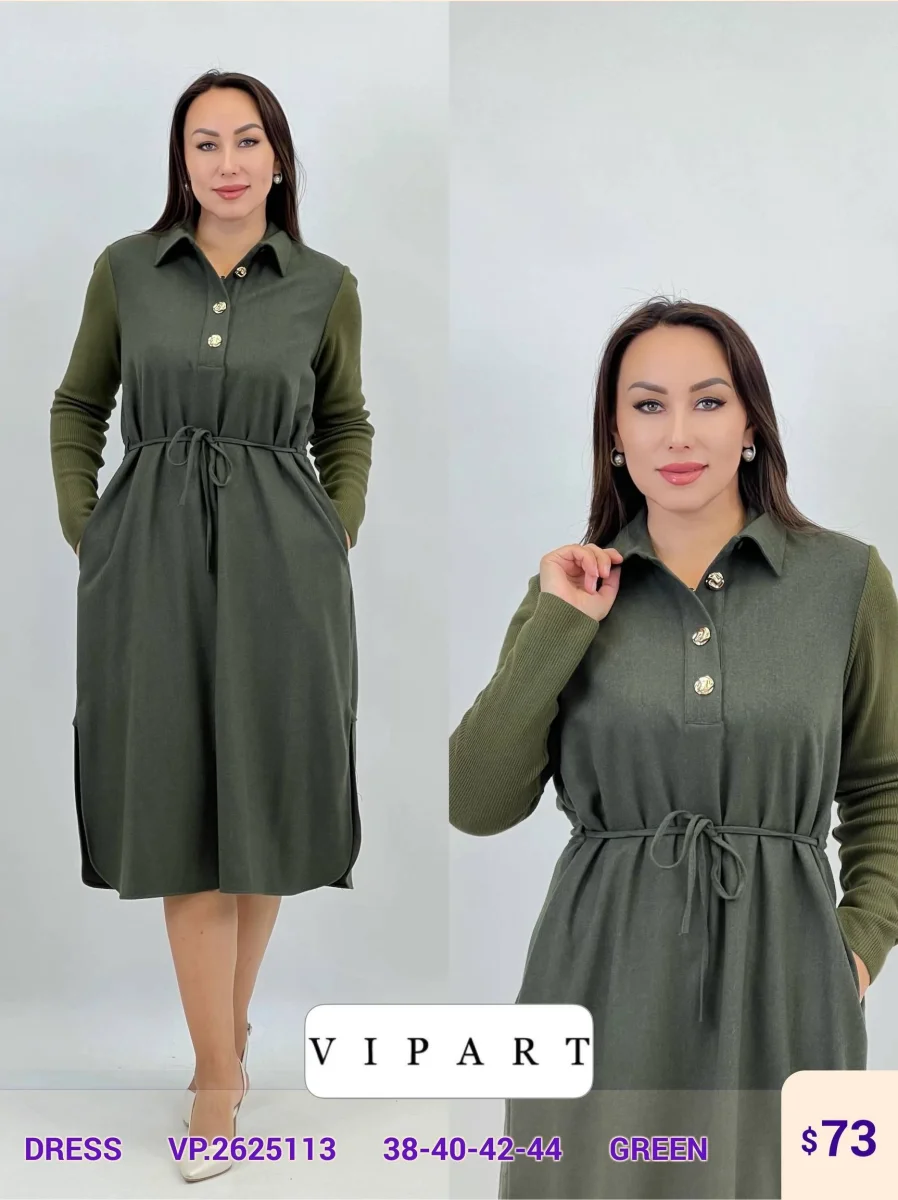 Платье VIPART (Green, модель VP.2625113) оптом