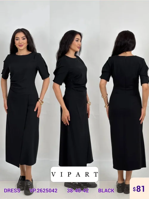 Платье VIPART (Black, модель VP.2625042) оптом