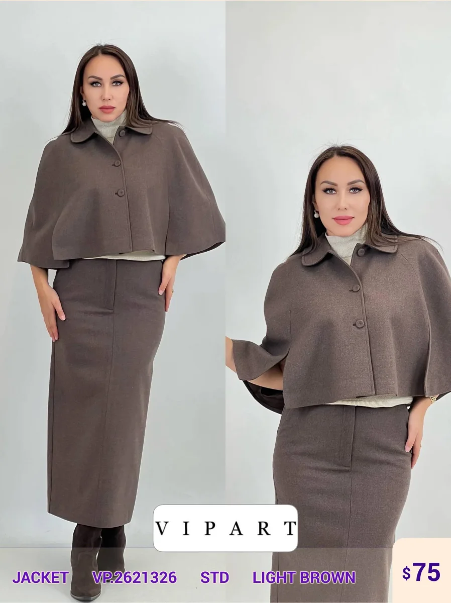 Жакет VIPART (Brown, модель VP.2621326) оптом
