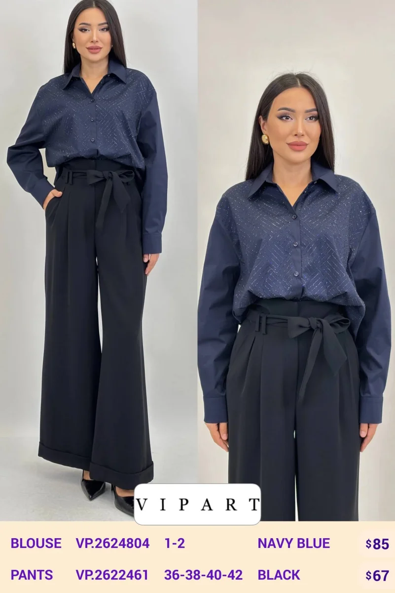 Брюки VIPART (Black, модель VP.2622461) оптом