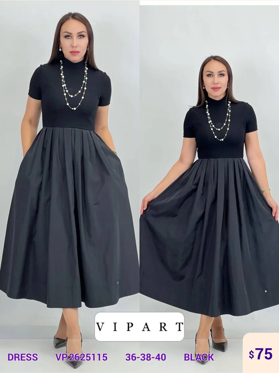 Платье VIPART (Black, модель VP.2625115) оптом