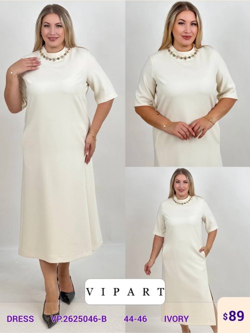 Платье VIPART (White, модель VP.2625046-B) оптом