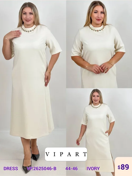 Платье VIPART (White, модель VP.2625046-B) оптом