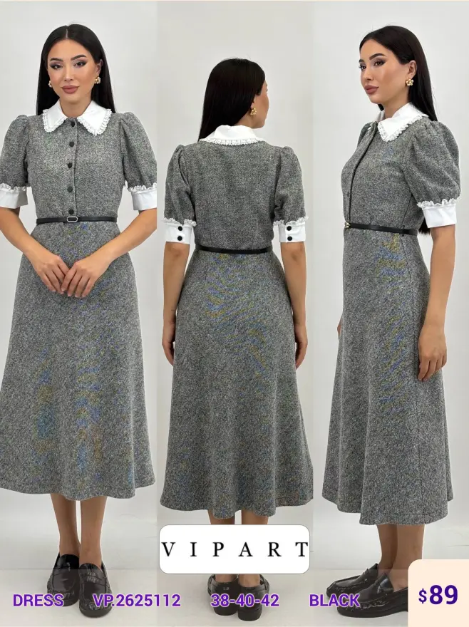 Платье VIPART (Black, модель VP.2625112) оптом