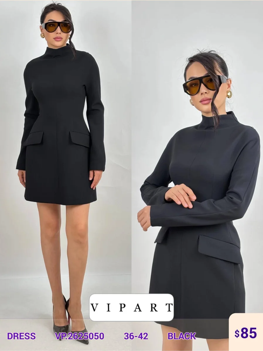 Платье VIPART (Black, модель VP.2625050) оптом