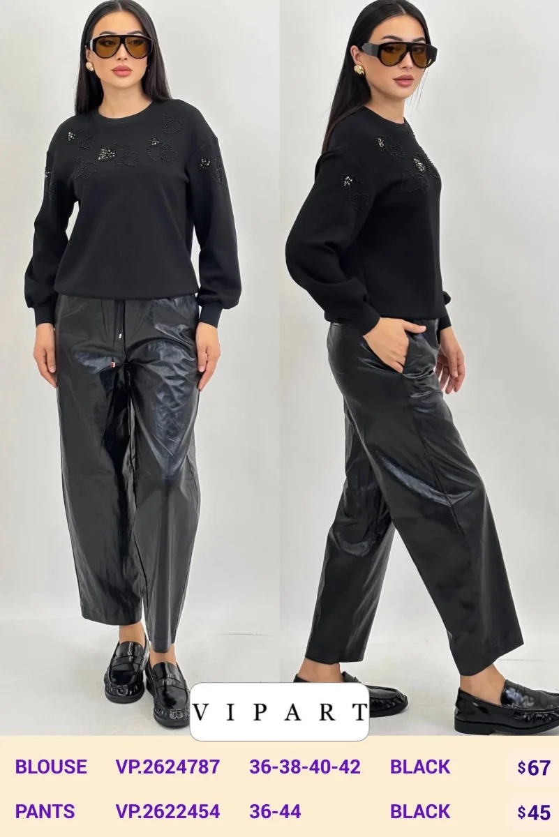Блузка VIPART (Black, модель VP.2624787) оптом